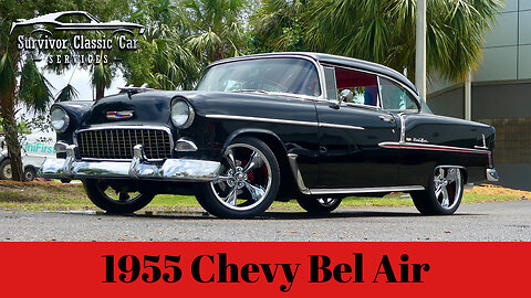 1955 Chevy Bel Air 2 Door Hardtop street rod w/ 400 HP, Fuel Injection, 700R4, PS, PB, AC! Leather!