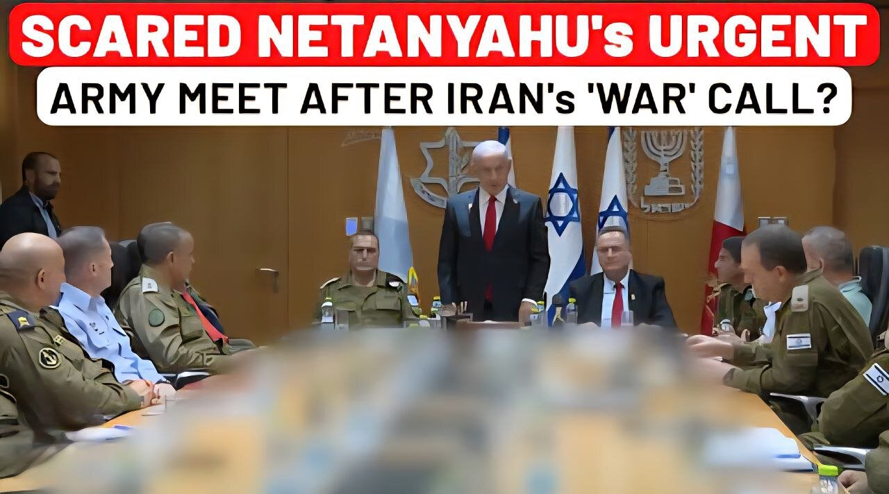 Scared Netanyahu Rushes Into Military Meet After Iran Army & Parliament's 'War Declaration'?| Israel