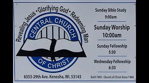 2023_02_05: Kenosha Central Church of Christ - Our God is An Awesome God