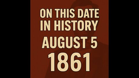 📅 On This Day – August 5, 1861: America’s First Federal Income Tax