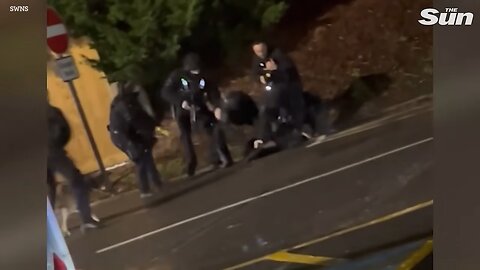 Dramatic moment Huntingdon train ‘knifeman’ is Tasered & arrested by police as 2 fight for life