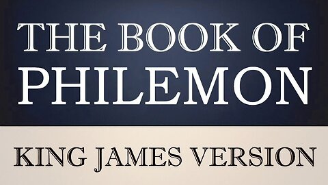 57) The Book of Philemon