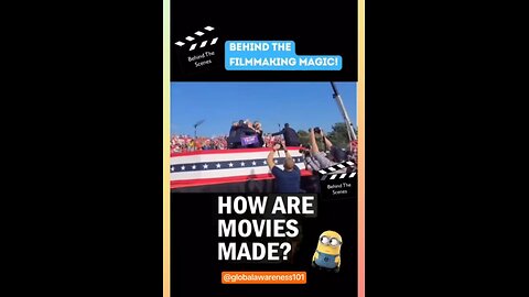 Trump attempted assassination movie magic. 🥺😩