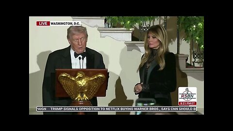 President Trump Delivers Remarks at the Congressional Ball Grand Foyer - 12/11/25