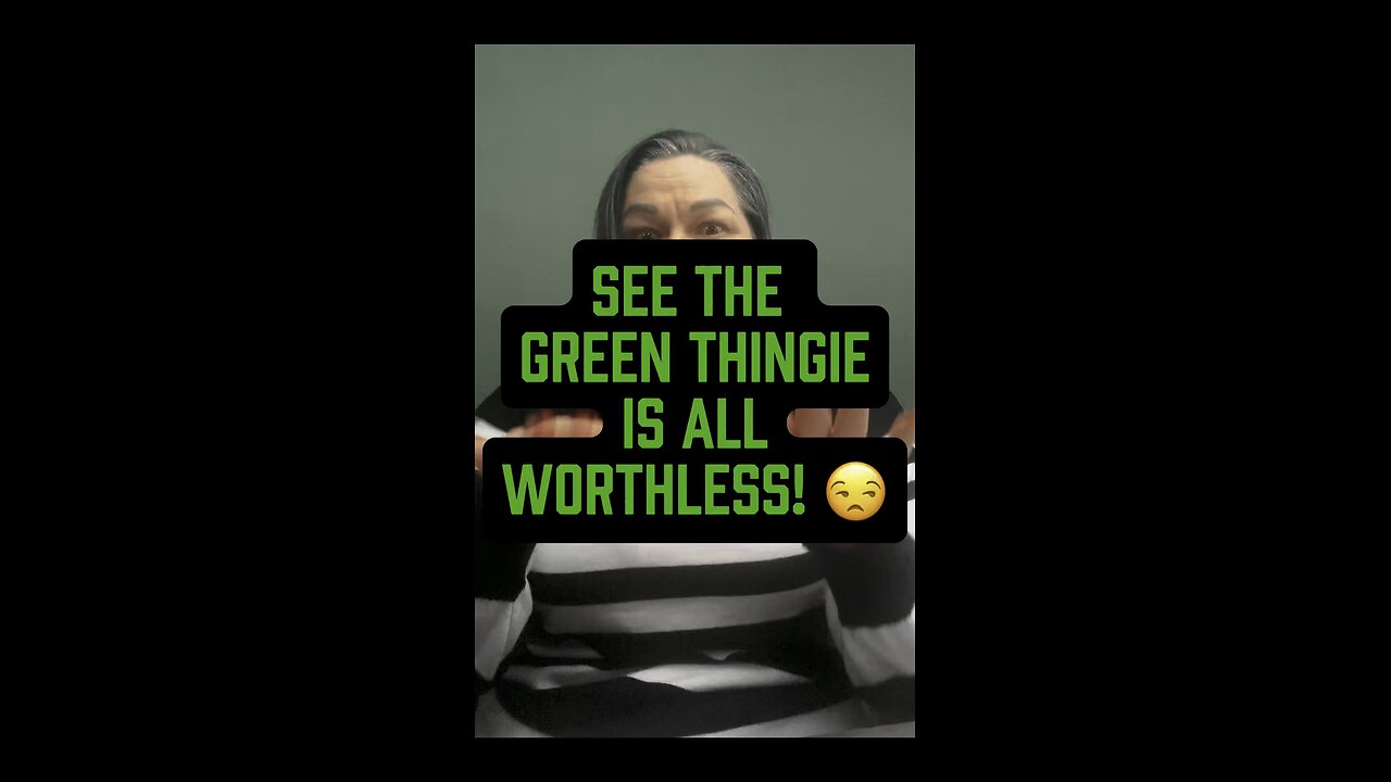 Green Package = Worthless 😅