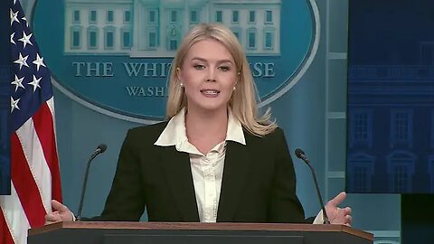 Press Secretary Karoline Leavitt Briefs Members of the Media