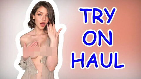 [4K] 2025 Transparent Try On Haul | No bra See Through | Curve Plus size Ideas Fashion x