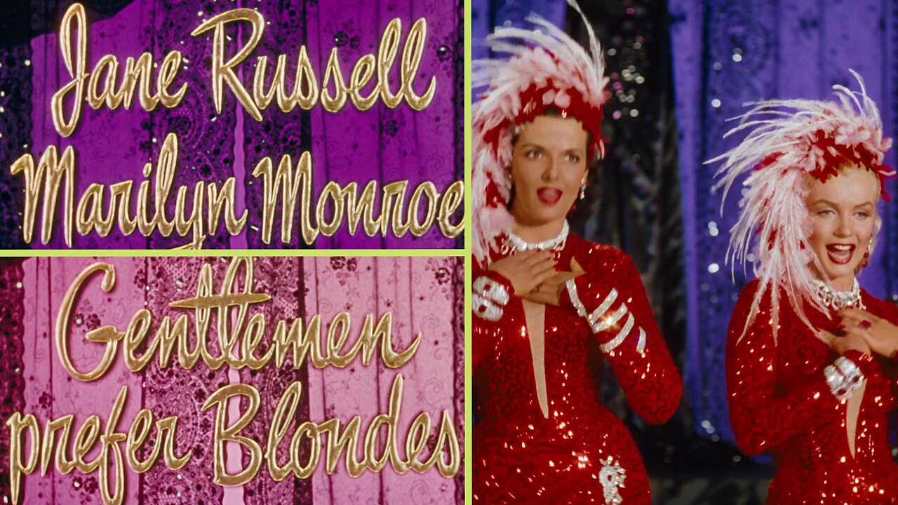 Marilyn Monroe, Jane Russell ~ 👱♀️Gentleman Prefer Blondes ~ Musical Comedy