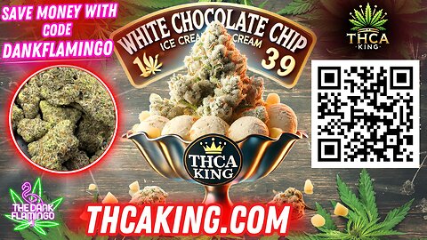 Bulk Wholesale Exotic Indoor White Chocolate Chip $285 Oz from THCA King with The Dank Flamingo