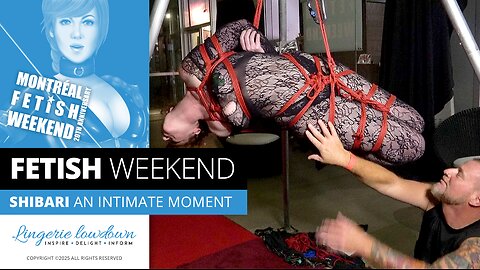 Not a performance : A private moment shared from the Montréal Fetish Weekend 2024
