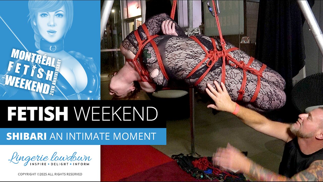 Not a performance : A private moment shared from the Montréal Fetish Weekend 2024
