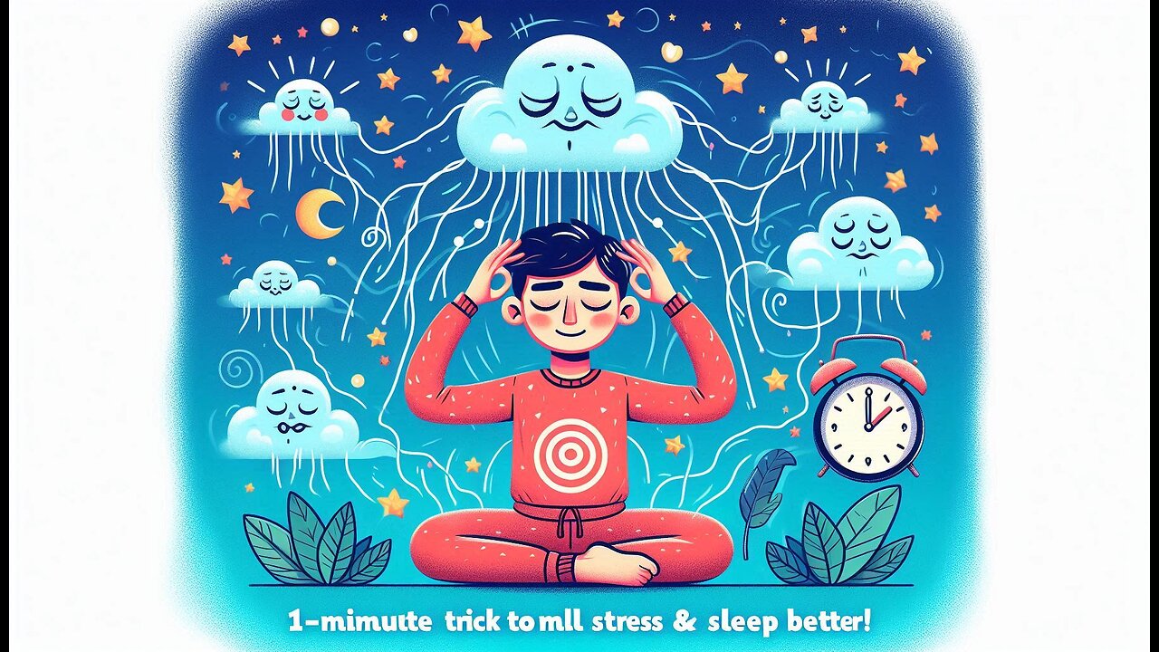 The Secret 1-Minute Trick to Melt Stress & Sleep Better!