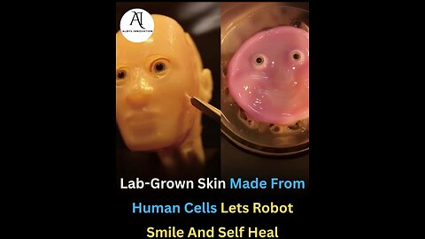 This Robot Can SMILE with Real Human Skin | Self-Healing Tech Is Here!