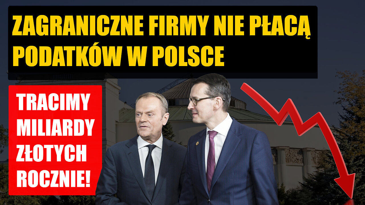 Zagraniczne firmy nie płacą podatków w Polsce | Polska jest rajem dla kapitału obcego