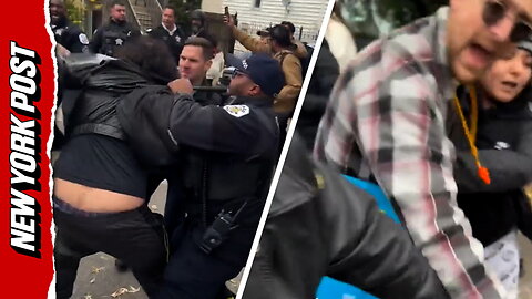 Anti-ICE protestors clash with Chicago police during tense standoff in Little Village