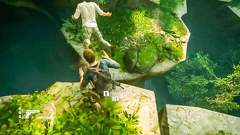UnCharted4 Stealth Hard Mode - Island Jungle Fight PC #gaming#uncharted#gameplay