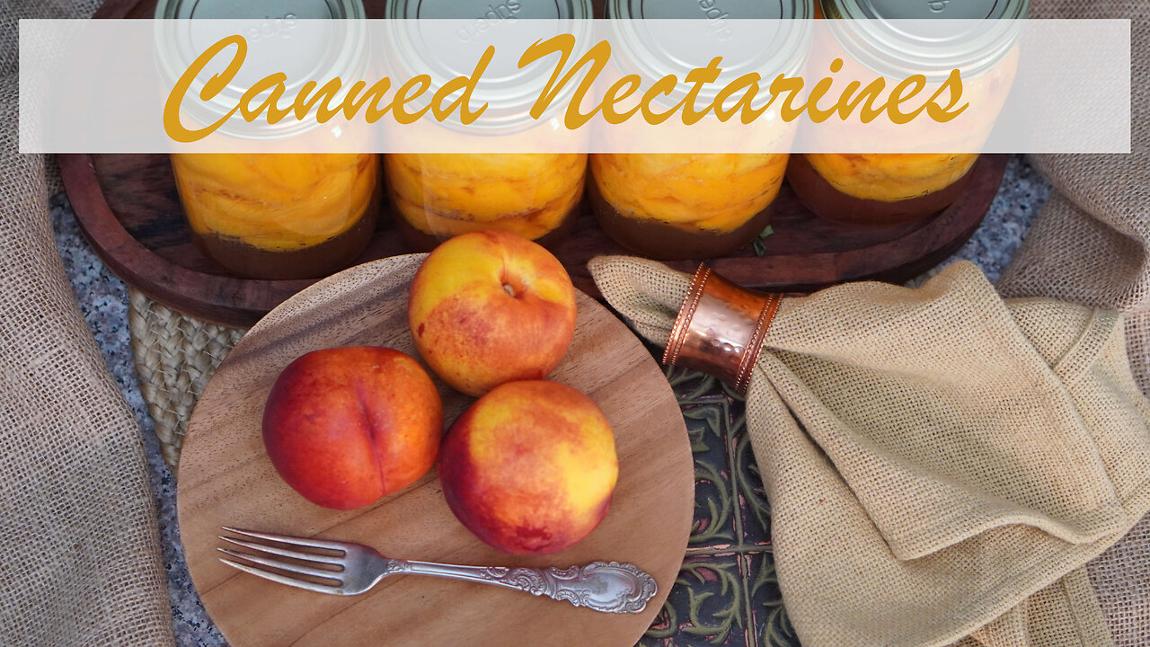 How to Can Nectarines