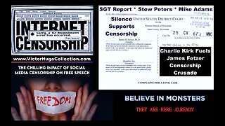 Charlie Kirk Cancel Culture SGT Report Stew Peters Mike Adams Fuel Jim Fetzer Censorship Crusade