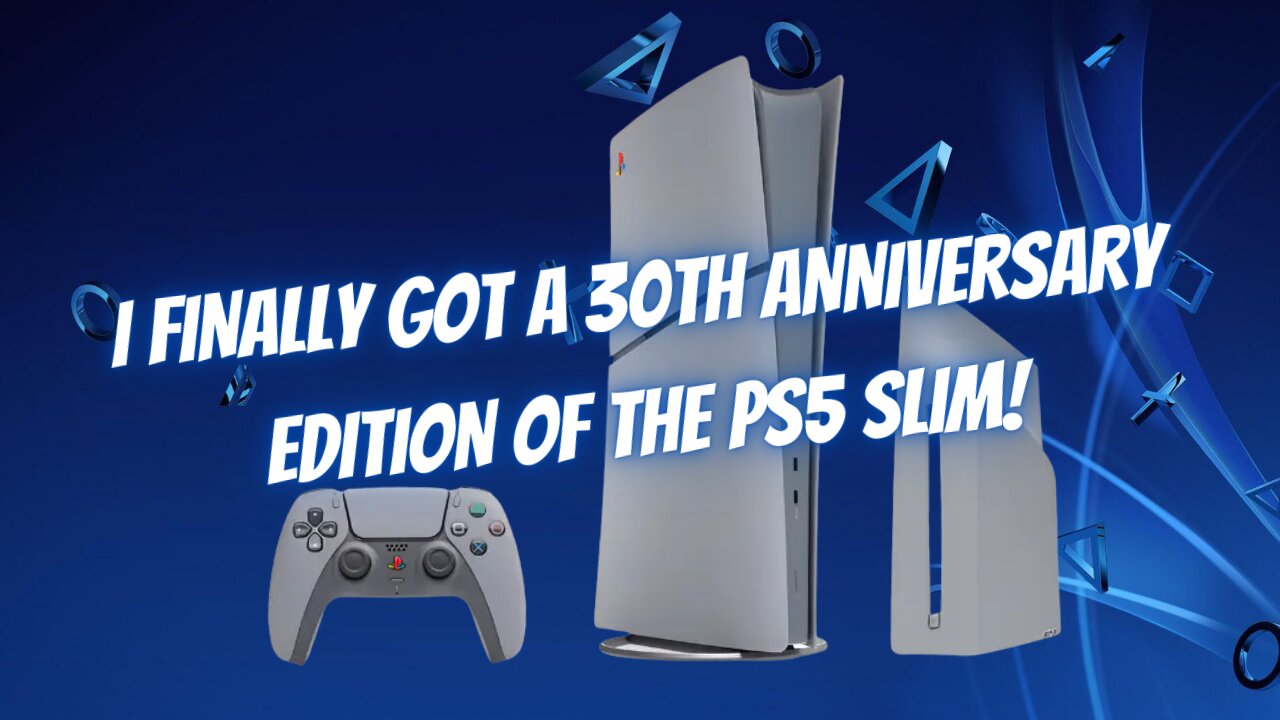 Unboxing The 30th Anniversary PS5 Slim!