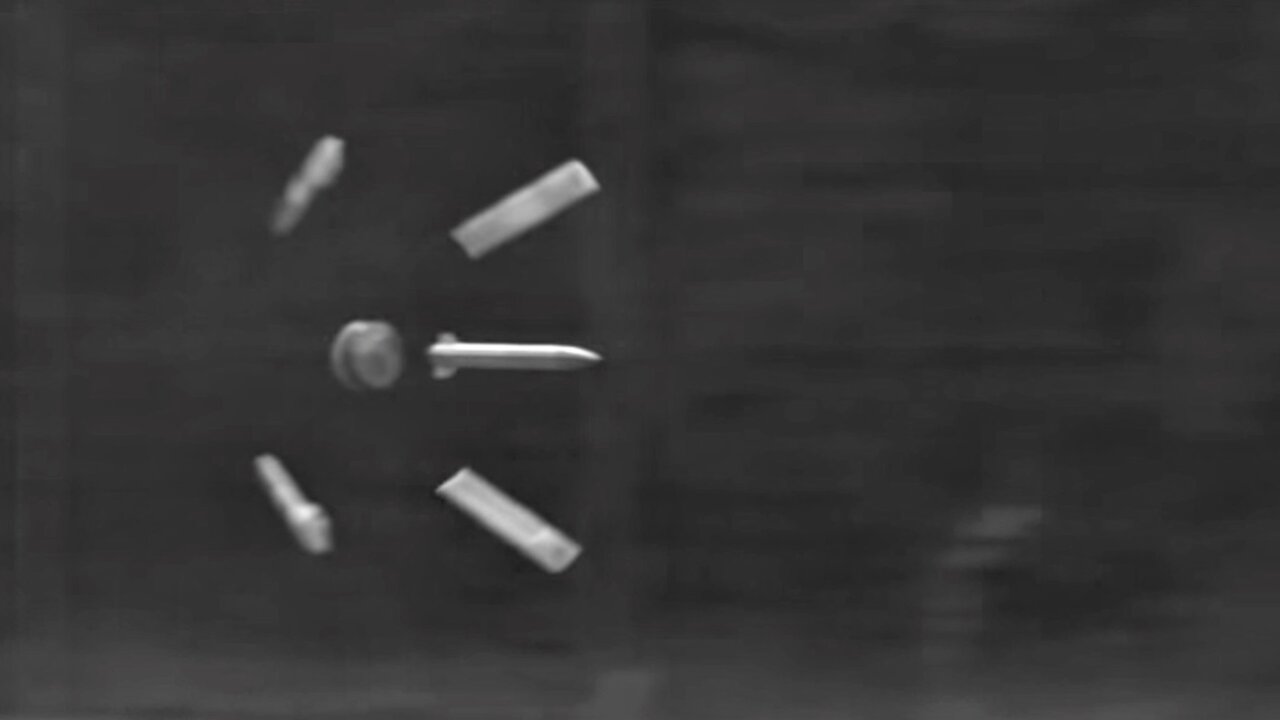 Discarding sabot dart high speed footage