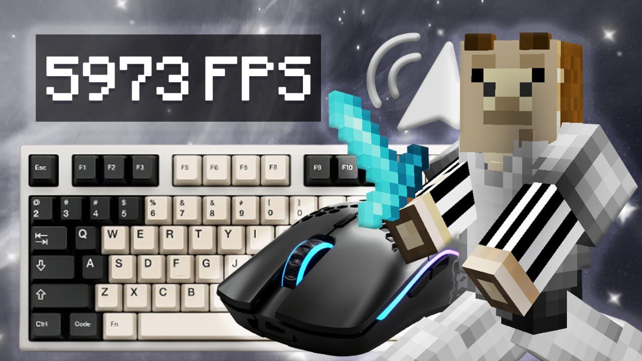 2000fps CHILL Bedwars ASMR Keyboard & Mouse Sounds | Hypixel Bedwars