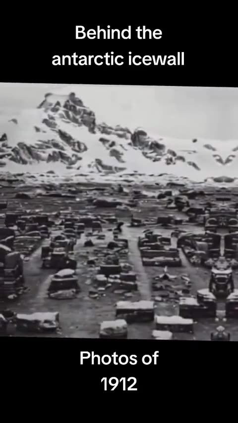 Antarctica, behind the ice wall 1912