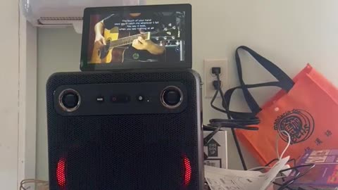 Smart Karaoke Machine with Lyrics Screen & Wireless Mics – 300W Party Speaker 🎤🎶