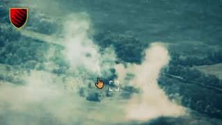 Drones Direct Ukrainian Artillery Onto Russian Positions in the Treeline