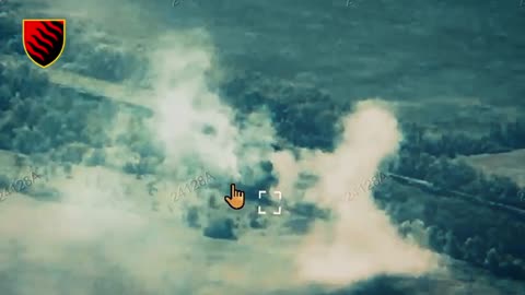 Drones Direct Ukrainian Artillery Onto Russian Positions in the Treeline