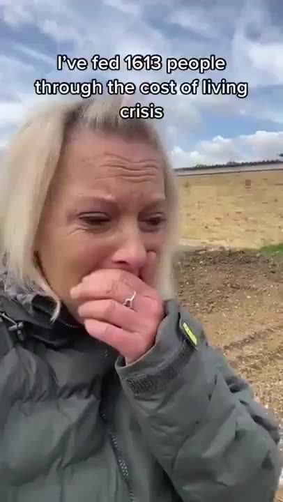 A lady who provided almost two thousand people with food, discovered her...