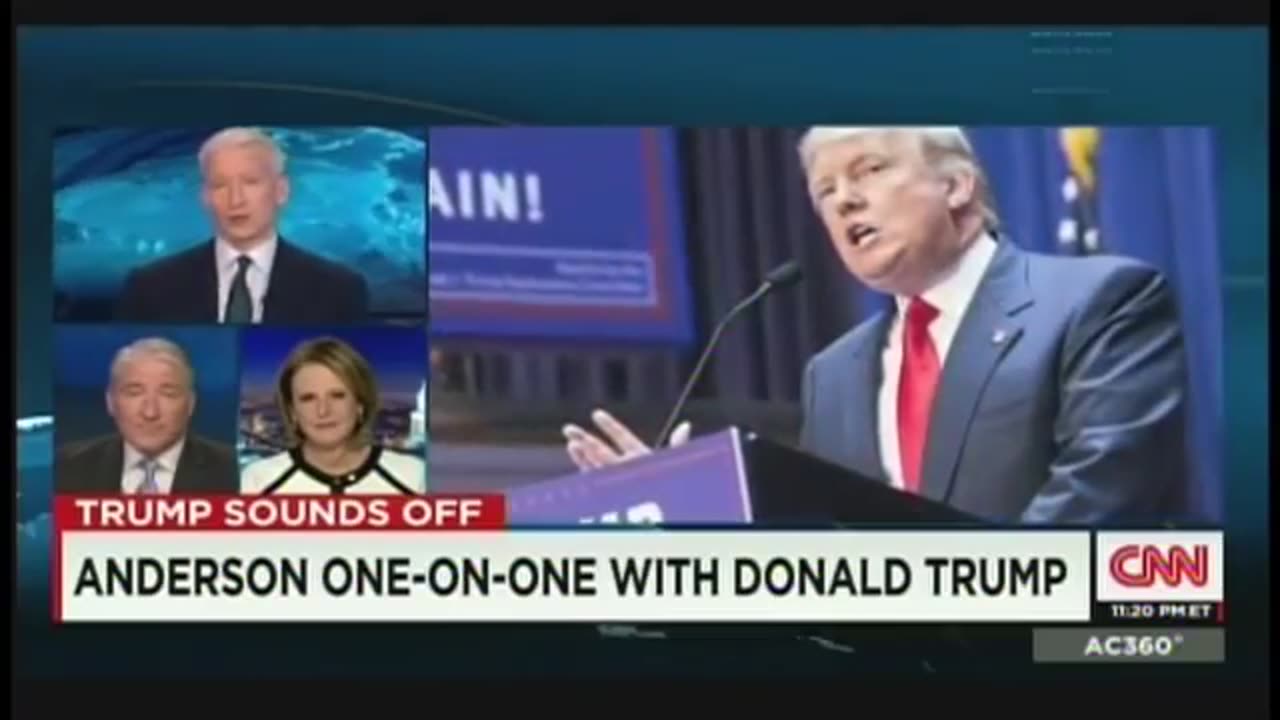 Donald Trump Interview with Anderson Cooper on - AC360 - July 8 - 2015