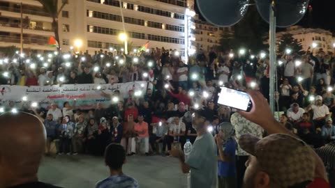 مسيرة شعبية بطنجة دعما لأسطول الصمود إستنكارا لإستمرار تجويع وحصار غزة 14 09 2025 انت يا العزة