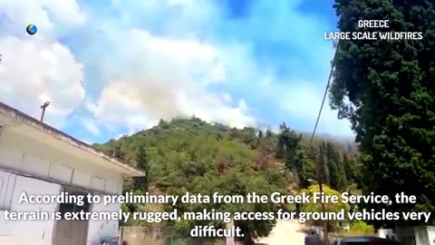La Turquie et la Grèce en feu : des incendies de forêt à grande échelle au milieu de +40