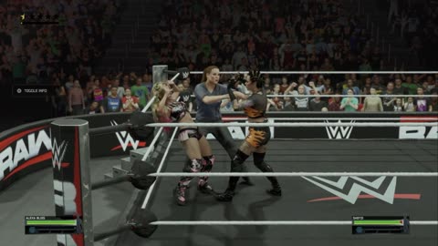 WWE 97 B Alexa Bliss VS Shotzi