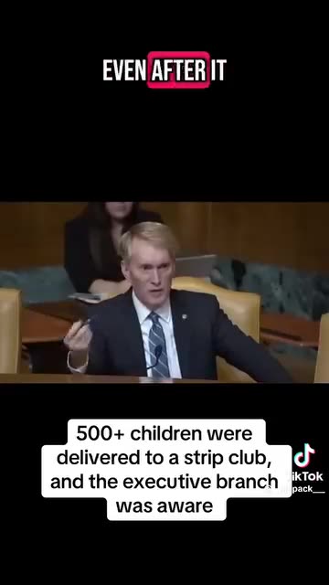 500+ children were delivered to a strip club, and the executive branch was aware