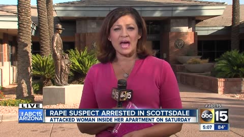 black rape suspect arrested in scottsdale