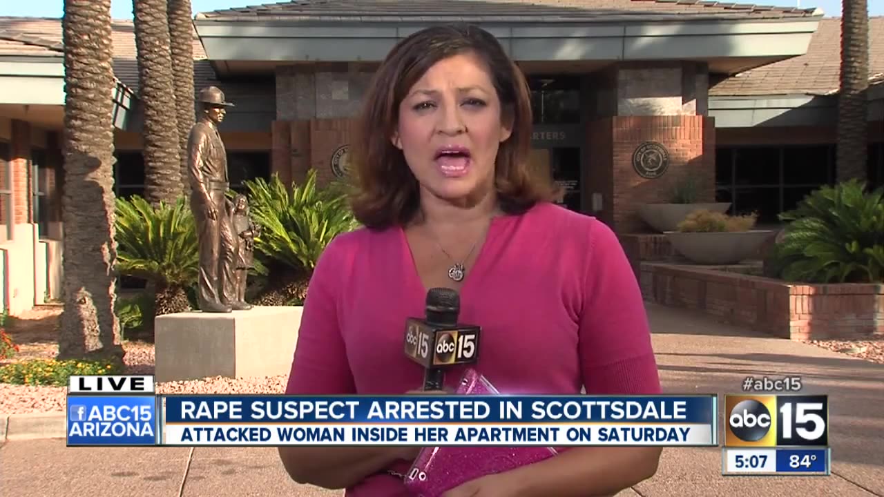 black rape suspect arrested in scottsdale