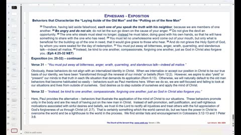 Ephesians 4 conclusion