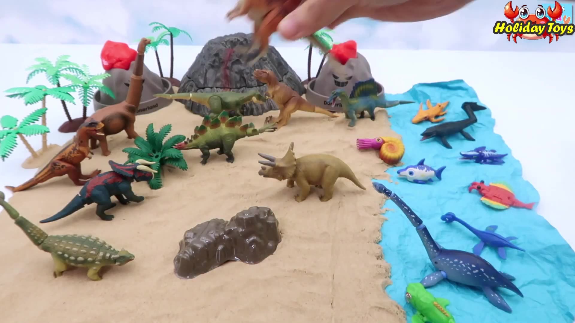 Allosaurus Made Cave Under Volcano for Home