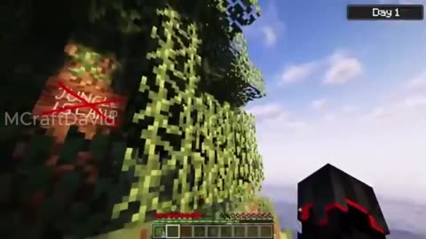 100 Days Minecraft Jungle Island Hardcore PARASITE| Part 1