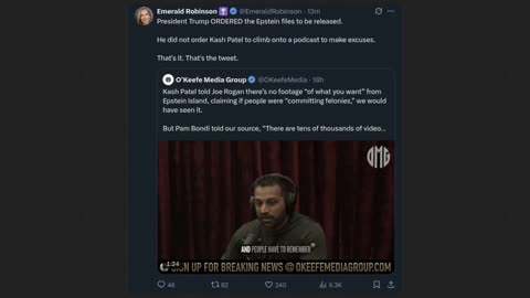 Kash Patel vs Pam Bondi - Epstein Files Hotpotato