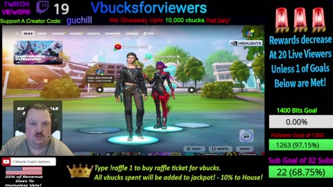 Giving Away 10,000 VBucks+ / Playing Fortnite with Viewers!