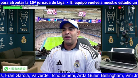 Partidazo En Vivo! Real Madrid vs. Celta – Jornada 15 en el Bernabéu #football