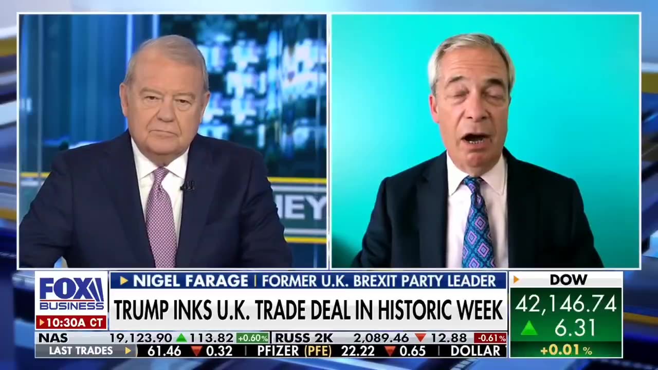 Farage said the EU's trade negotiations with Trump will be the most difficult.