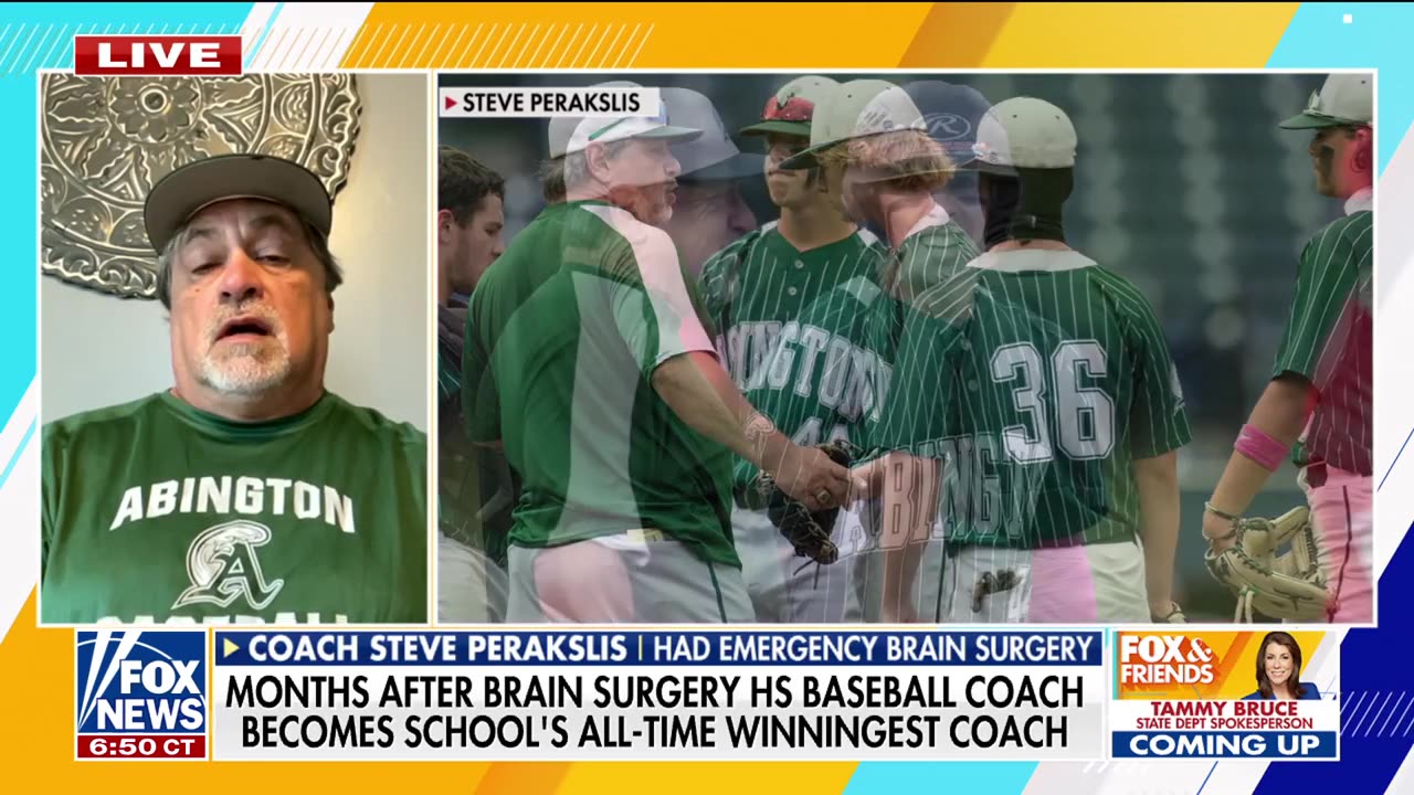 Coach Steve Perakslis makes history after brain surgery