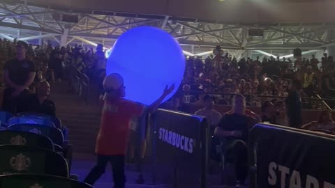 Glowing Ball Spiked Back To Boy