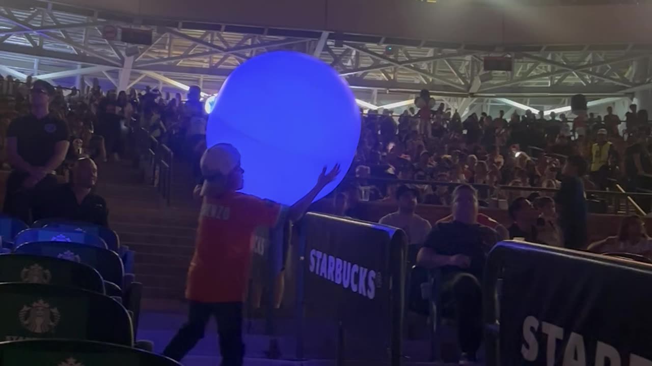 Glowing Ball Spiked Back To Boy