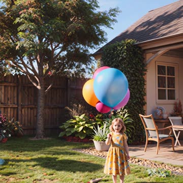 Girl’s Balloon Grows HUGE… Lifts Everything Into the Sky! 🎈🚀 Viral Chaos