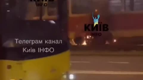 ⚡🔥 Ukraine Russia War | Voltage Surges Cause Tram Fire in Kyiv Amid Conflict | RCF