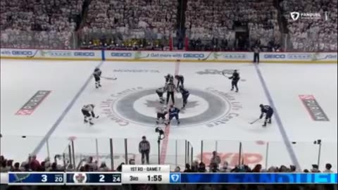 Le 7 Ieme Match de la Quart de Finale de L'ouest 2025 Blues de St Louis vs Jets de Winnipeg